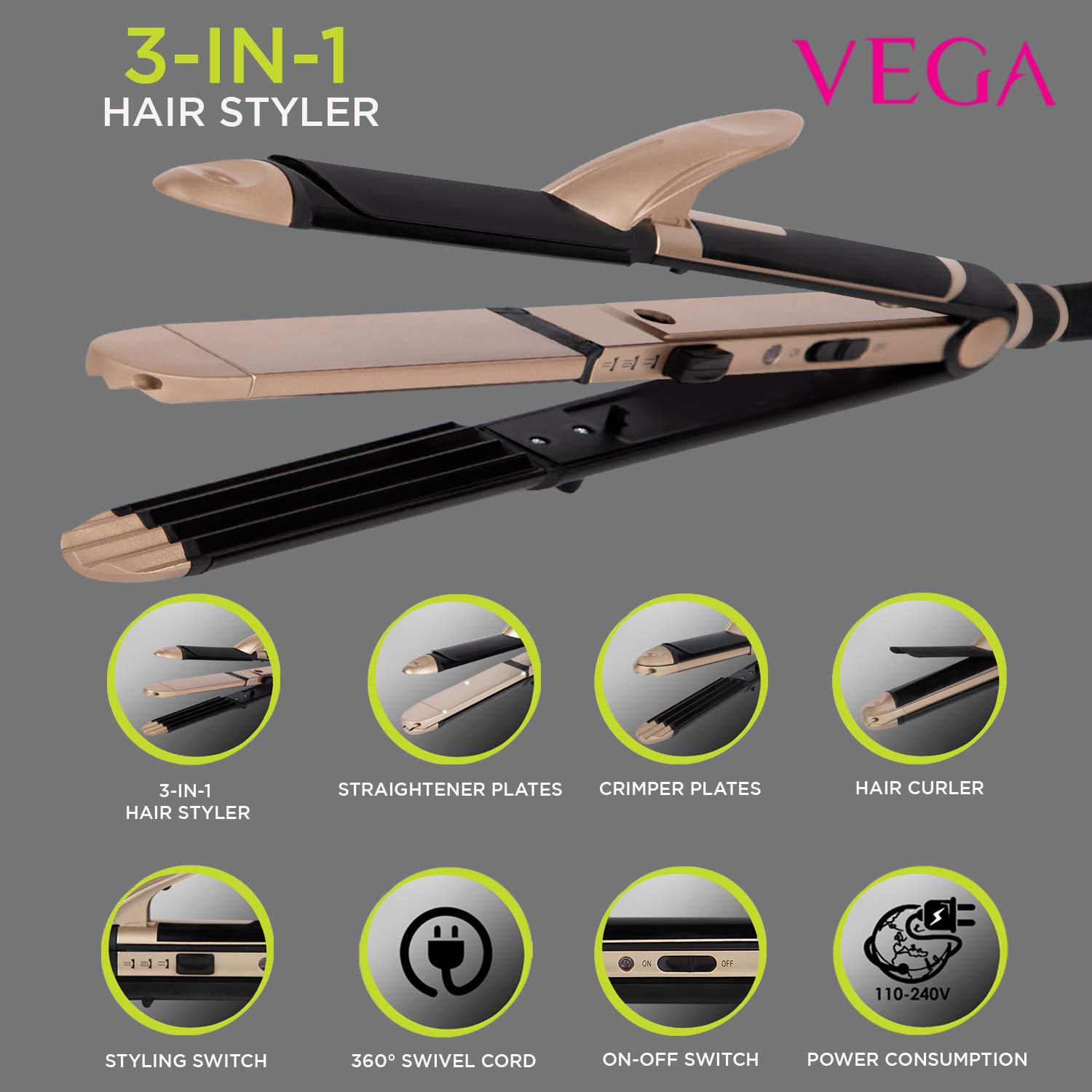 Shop 3 In 1 Hair Straightener | UP TO 57% OFF
