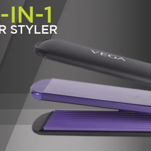 VEGA 2 in 1 Hair Styler-Straightener and Crimper, VHSC-01 – MinerwaShopping
