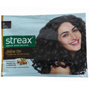 Streax 3 (Dark Brown) Cream Hair Color – MinerwaShopping